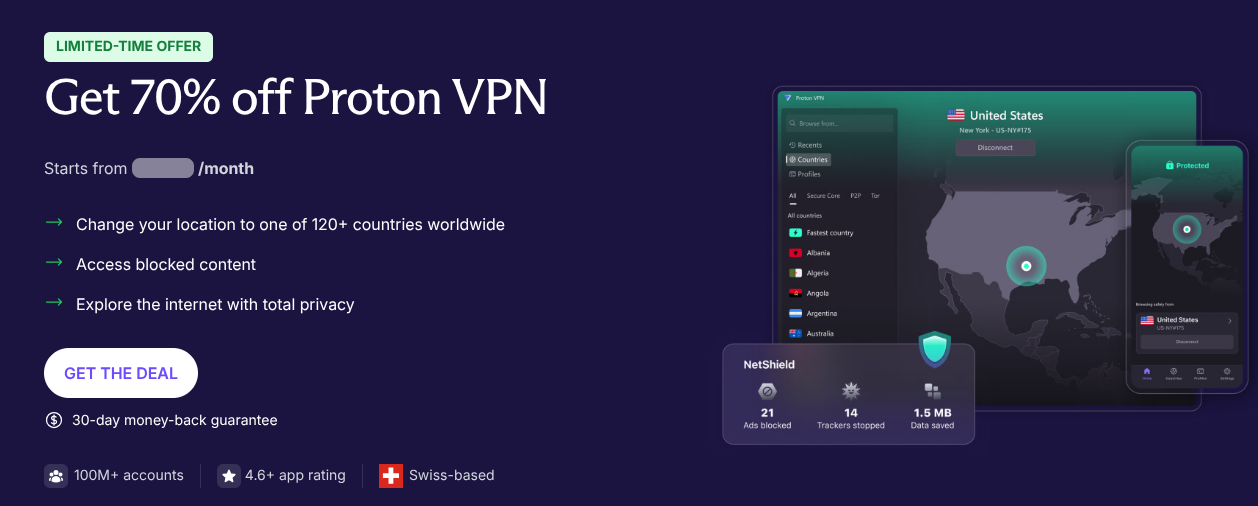 Proton VPN Deal